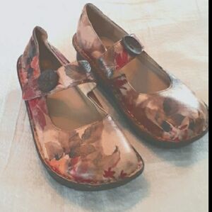 ALEGRIA PAL-526 Paloma Mary Jane Western Romance Floral shoes 37 EU USA 7